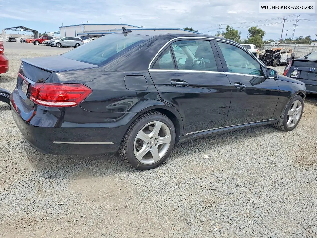 2014 Mercedes-Benz E 350 VIN: WDDHF5KBXEA875283 Lot: 61595356