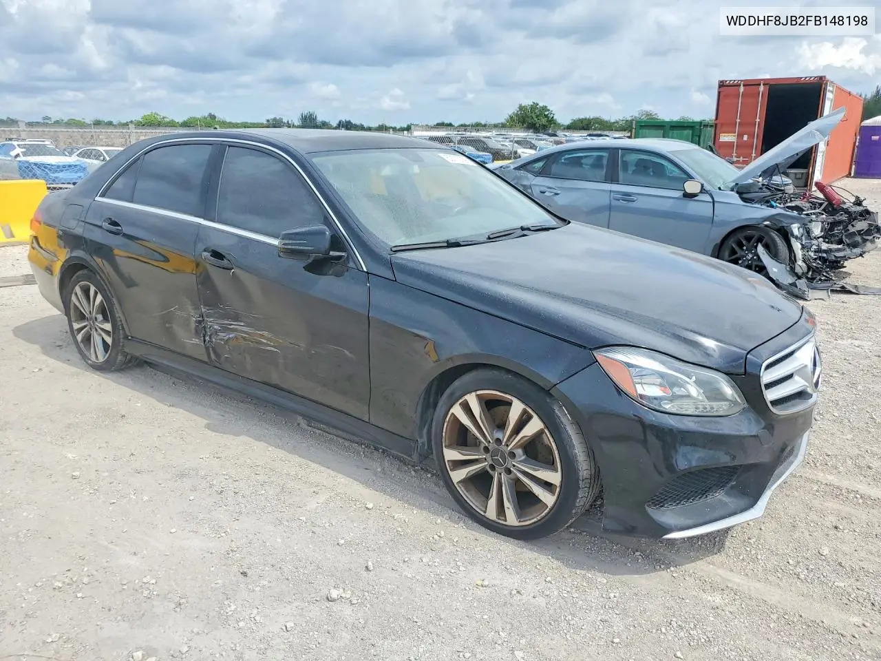 2015 Mercedes-Benz E 350 4Matic VIN: WDDHF8JB2FB148198 Lot: 52712756