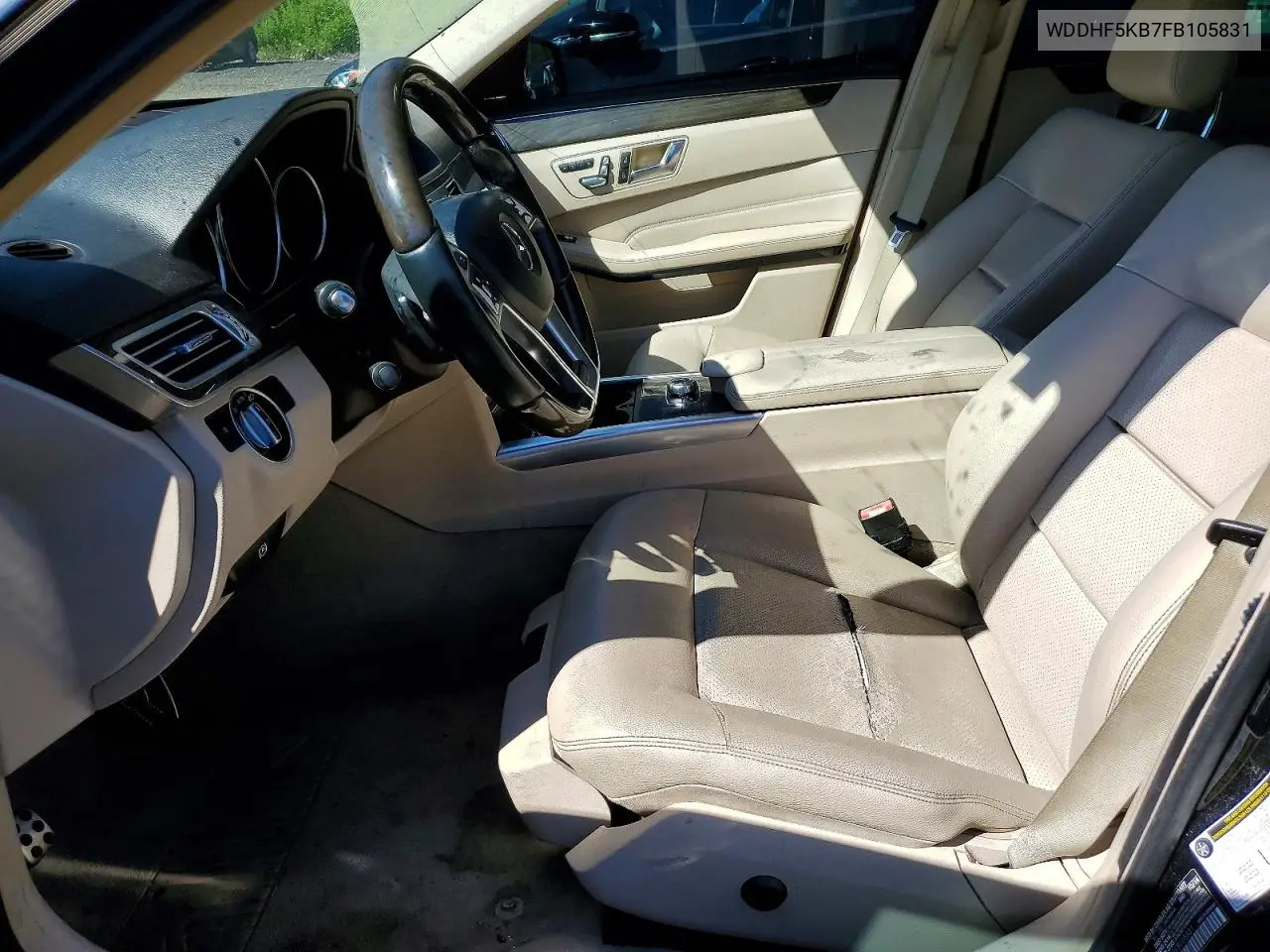 2015 Mercedes-Benz E 350 VIN: WDDHF5KB7FB105831 Lot: 58323696