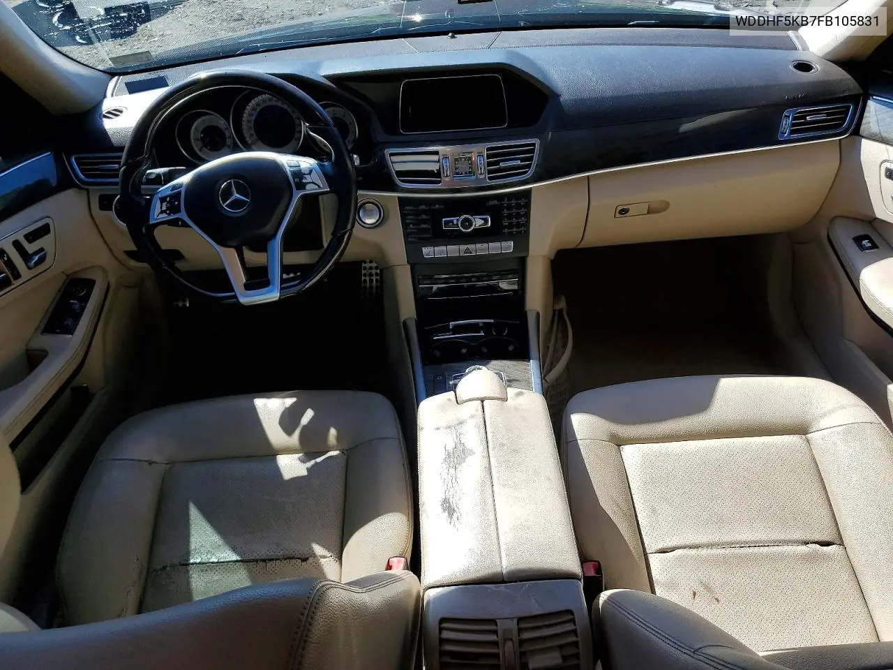 2015 Mercedes-Benz E 350 VIN: WDDHF5KB7FB105831 Lot: 58323696