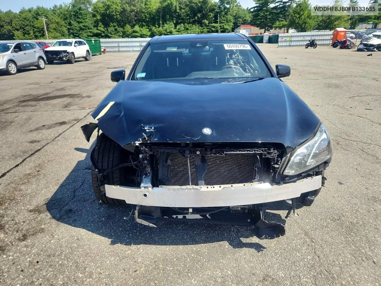 2015 Mercedes-Benz E 350 4Matic VIN: WDDHF8JB0FB133635 Lot: 60400796
