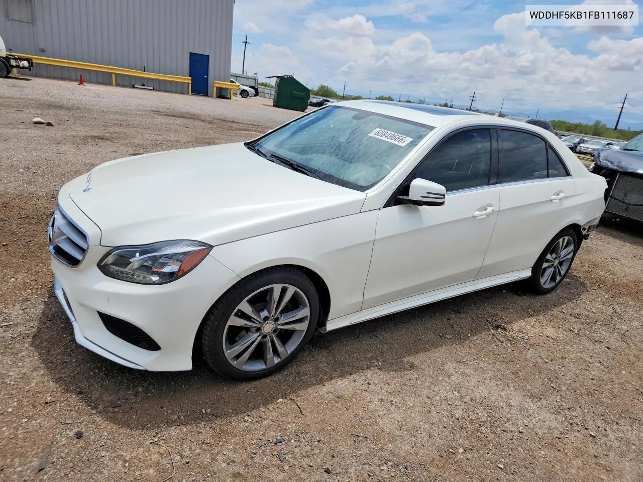 2015 Mercedes-Benz E 350 VIN: WDDHF5KB1FB111687 Lot: 60849666