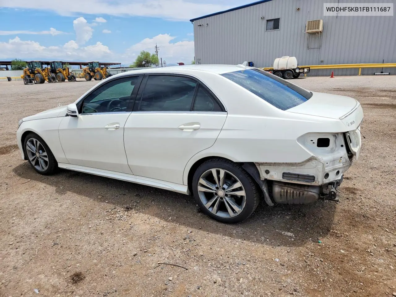 2015 Mercedes-Benz E 350 VIN: WDDHF5KB1FB111687 Lot: 60849666