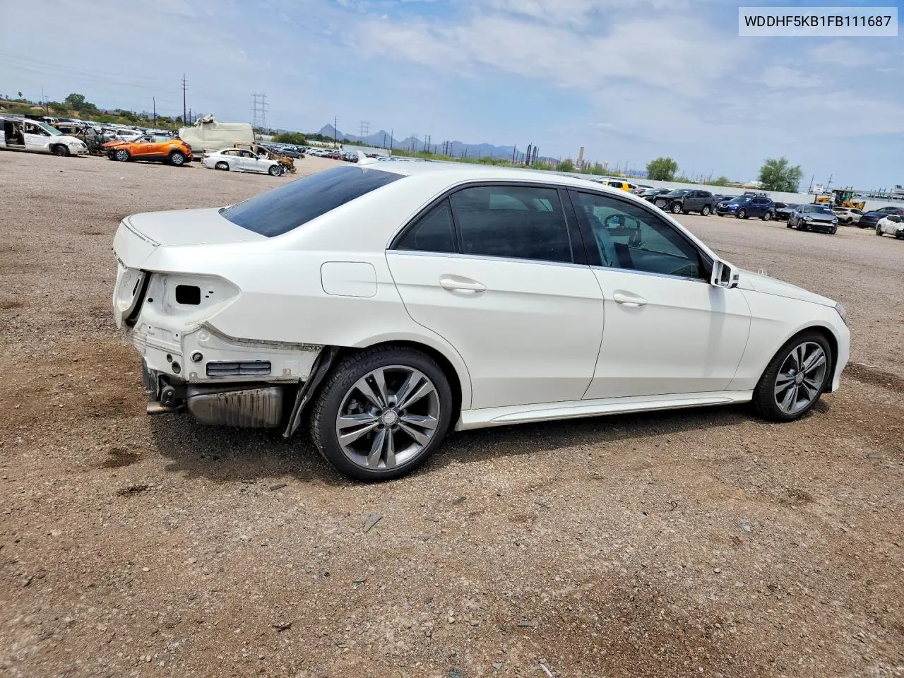 2015 Mercedes-Benz E 350 VIN: WDDHF5KB1FB111687 Lot: 60849666