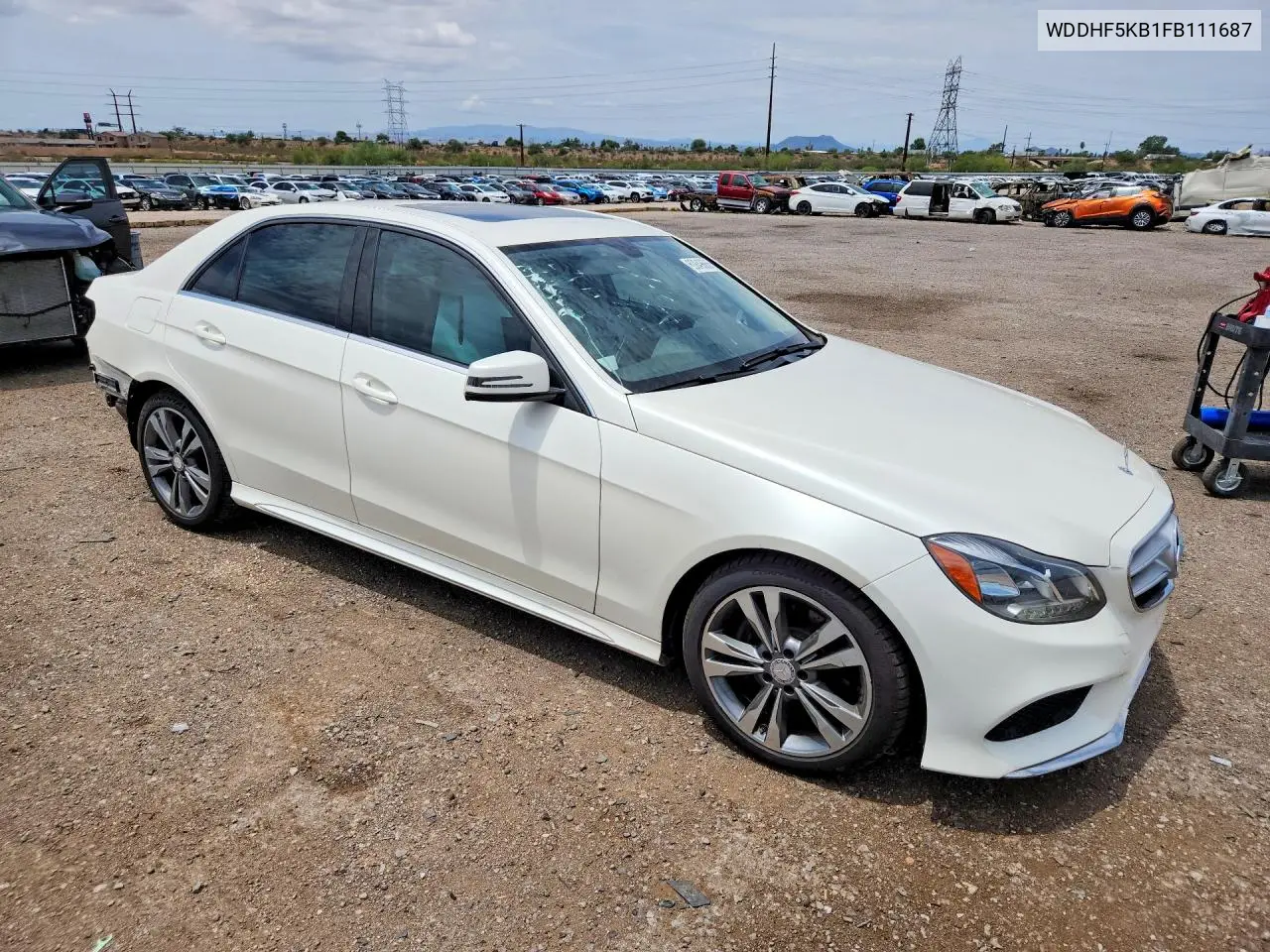 2015 Mercedes-Benz E 350 VIN: WDDHF5KB1FB111687 Lot: 60849666