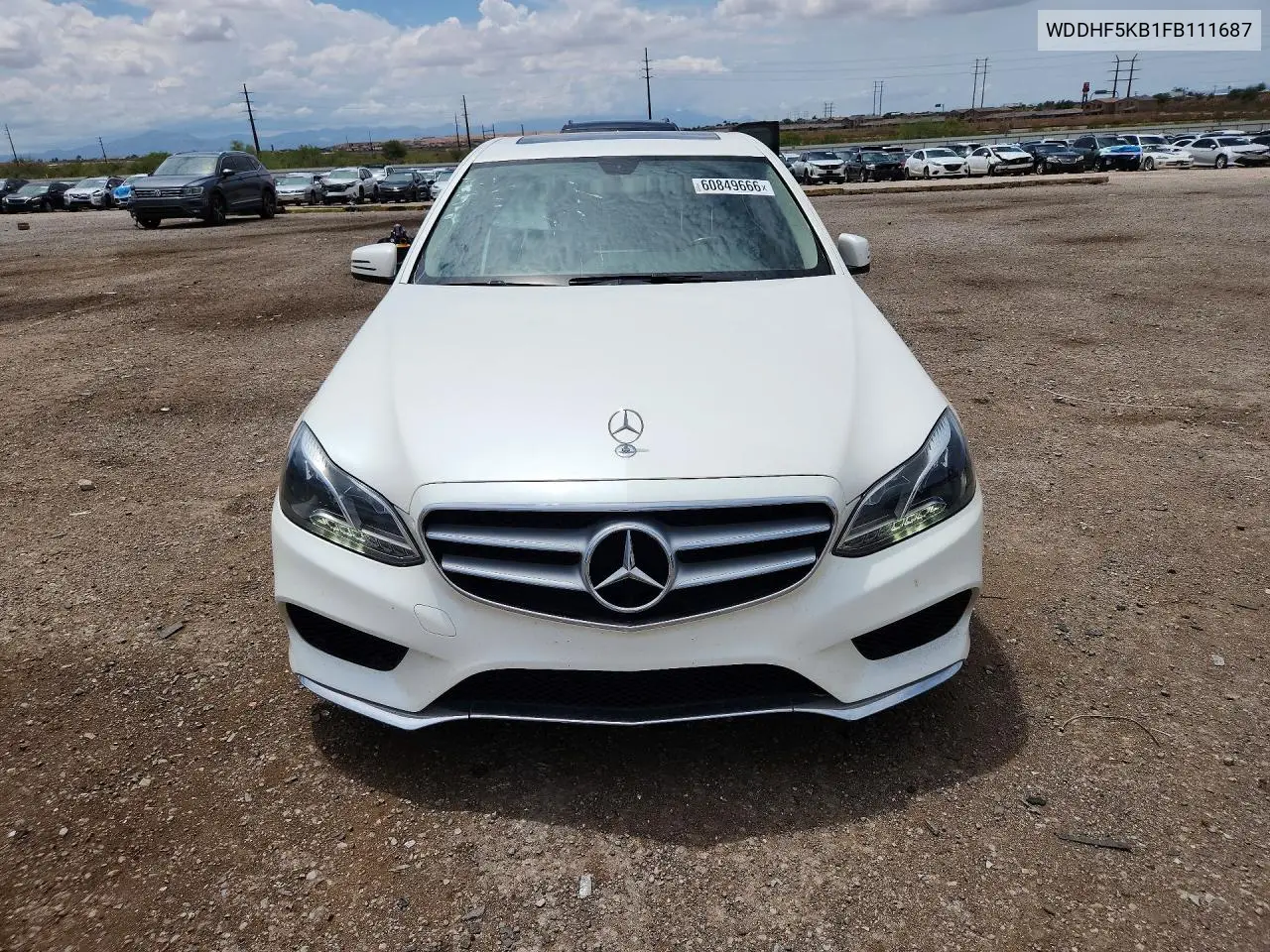 2015 Mercedes-Benz E 350 VIN: WDDHF5KB1FB111687 Lot: 60849666