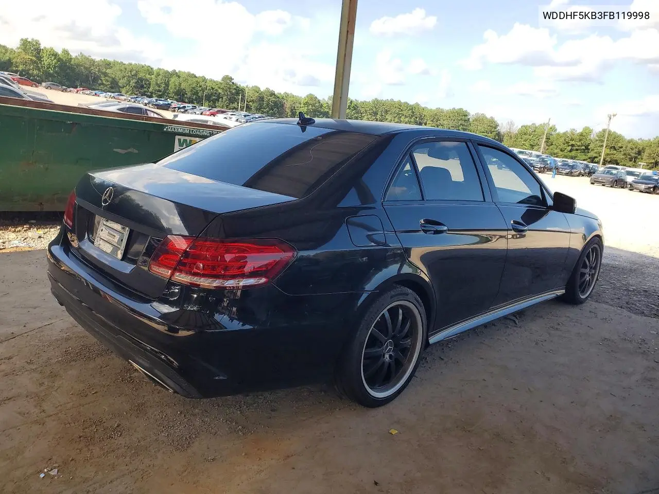 2015 Mercedes-Benz E 350 VIN: WDDHF5KB3FB119998 Lot: 61788176