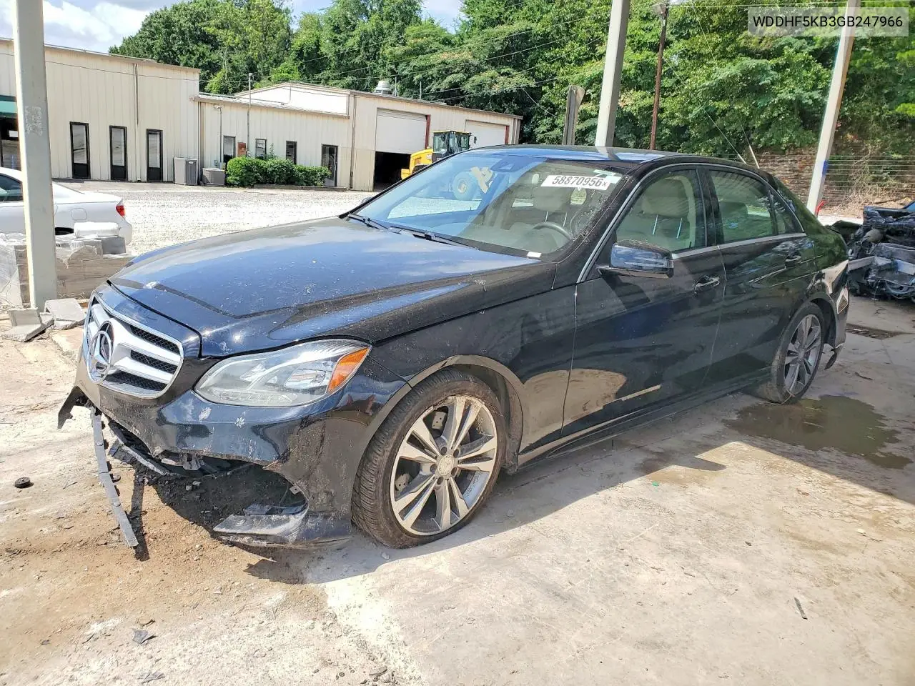 2016 Mercedes-Benz E 350 VIN: WDDHF5KB3GB247966 Lot: 58870956
