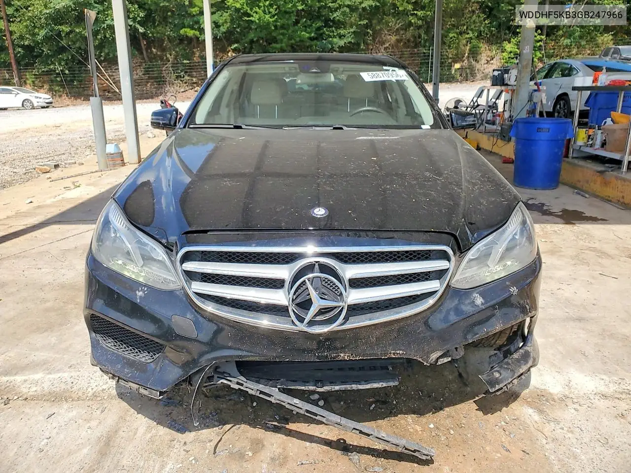 2016 Mercedes-Benz E 350 VIN: WDDHF5KB3GB247966 Lot: 58870956
