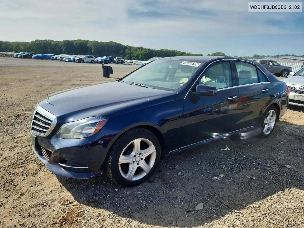 2016 Mercedes-Benz E 350 4Matic VIN: WDDHF8JB6GB312182 Lot: 61866886