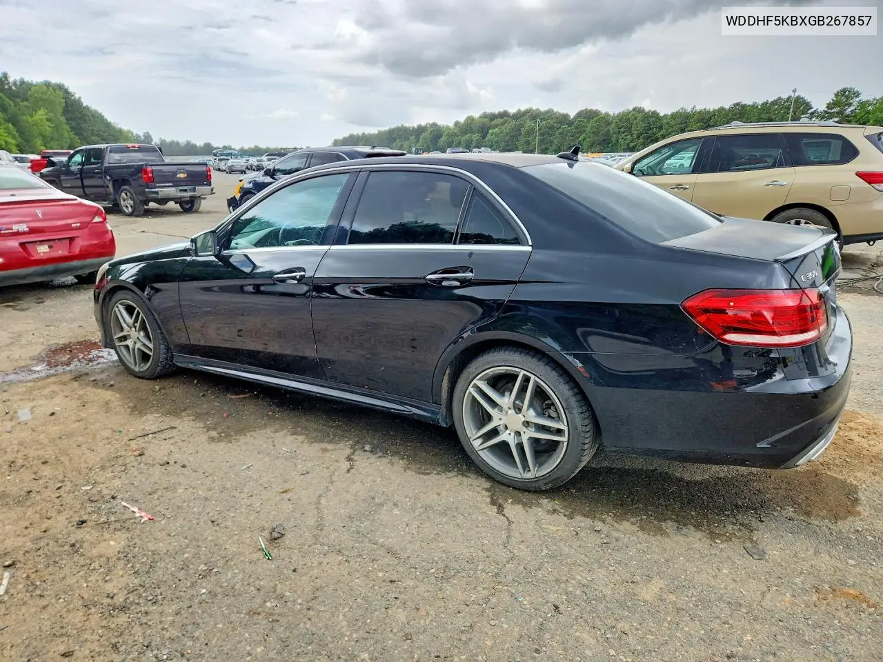 2016 Mercedes-Benz E 350 VIN: WDDHF5KBXGB267857 Lot: 85603815