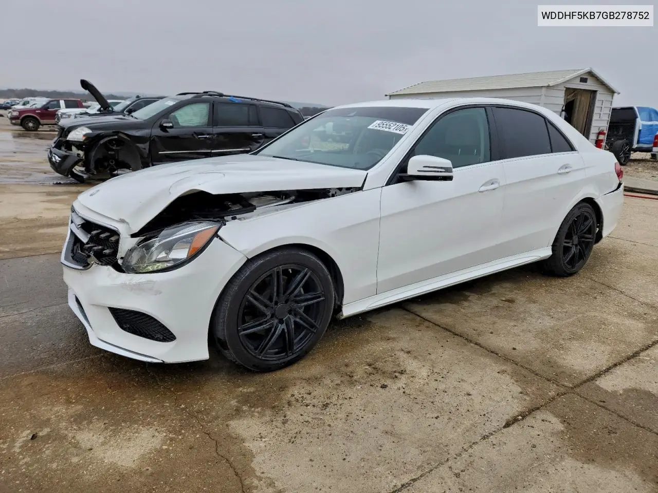 WDDHF5KB7GB278752 2016 Mercedes-Benz E 350