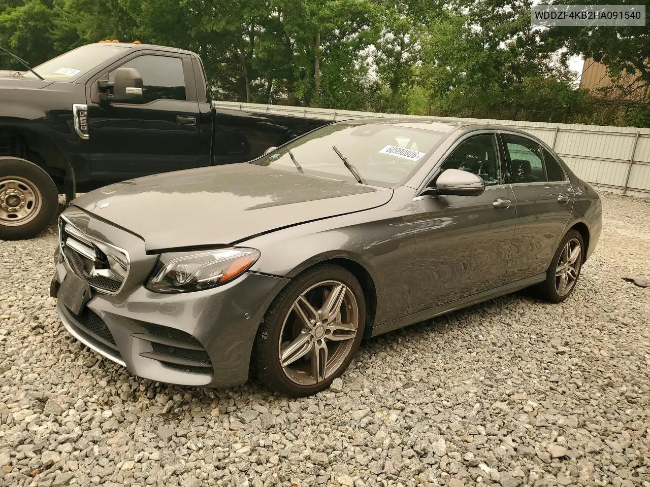 2017 Mercedes-Benz E 300 4Matic VIN: WDDZF4KB2HA091540 Lot: 60990806