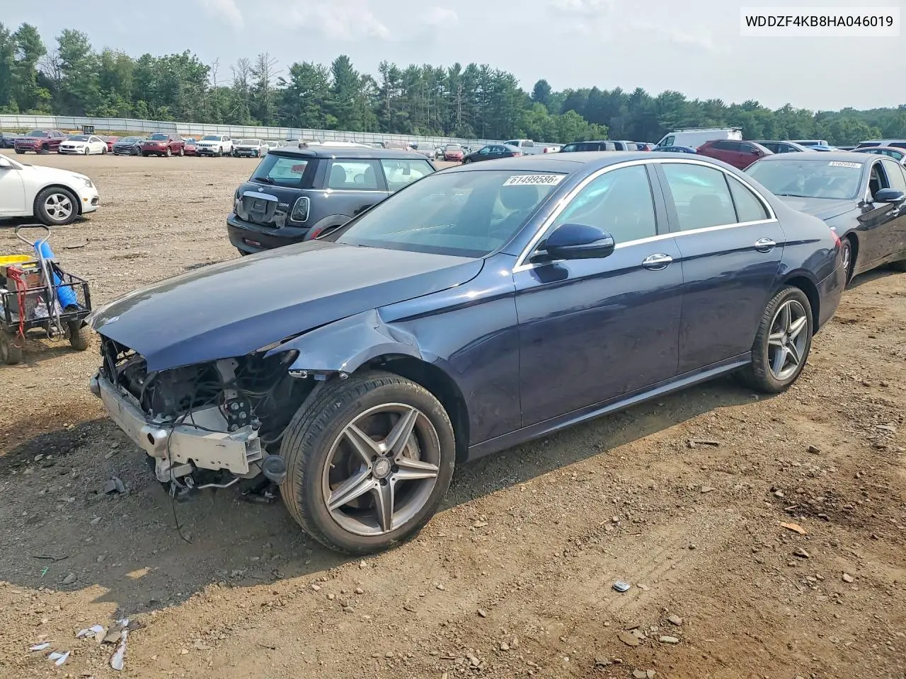 2017 Mercedes-Benz E 300 4Matic VIN: WDDZF4KB8HA046019 Lot: 61499586
