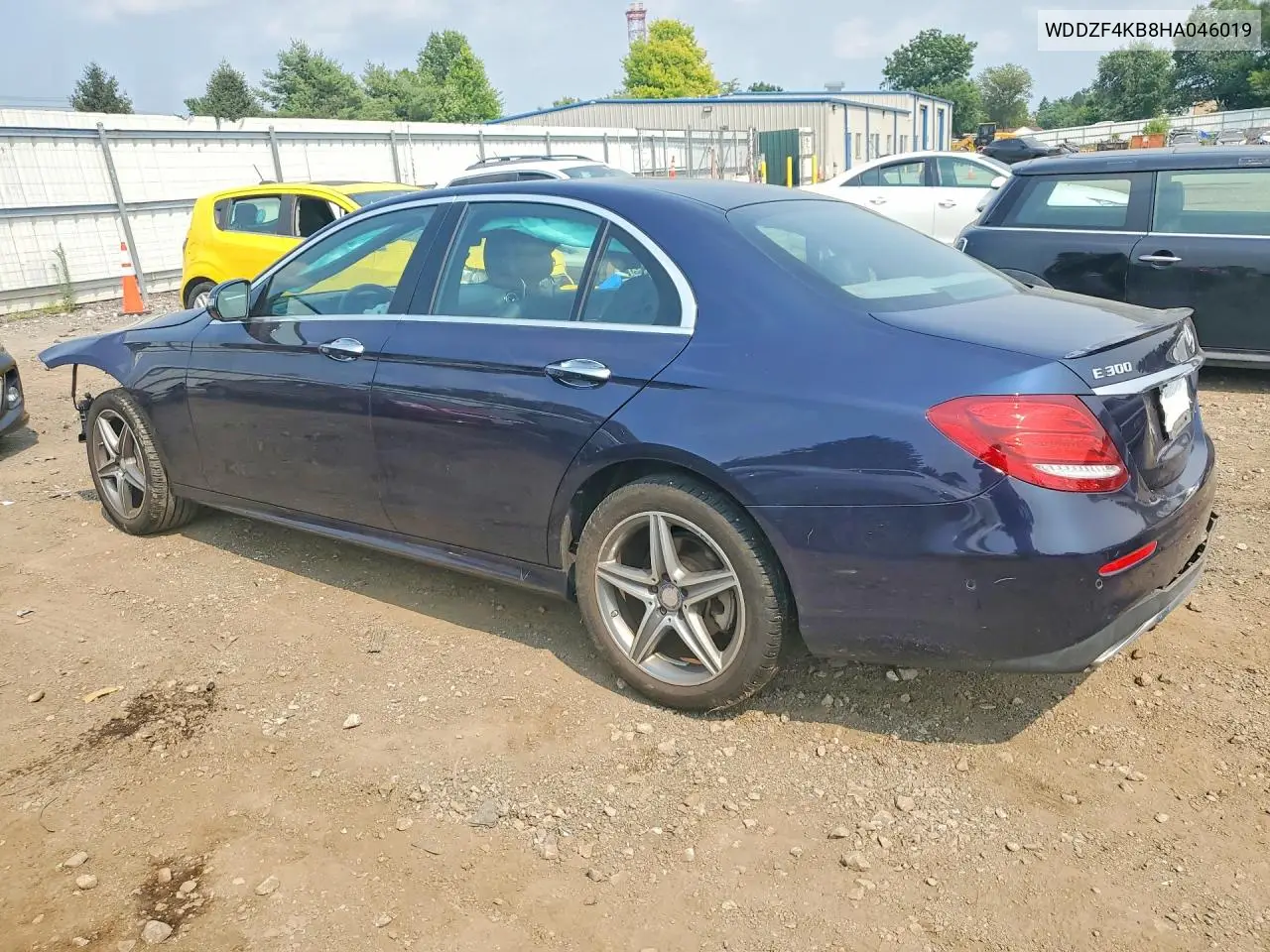 2017 Mercedes-Benz E 300 4Matic VIN: WDDZF4KB8HA046019 Lot: 61499586