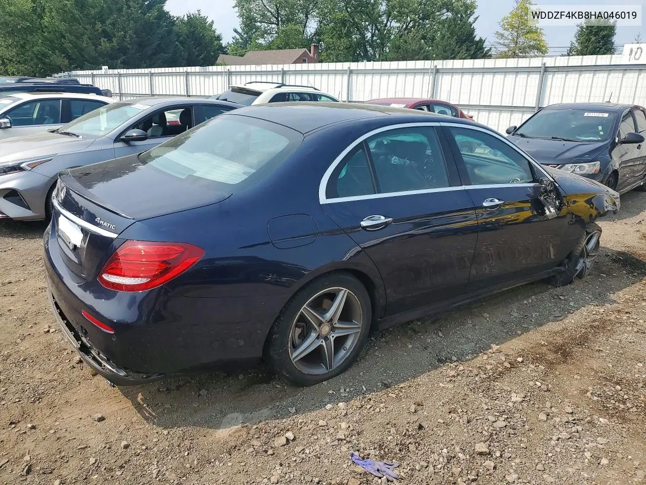 2017 Mercedes-Benz E 300 4Matic VIN: WDDZF4KB8HA046019 Lot: 61499586