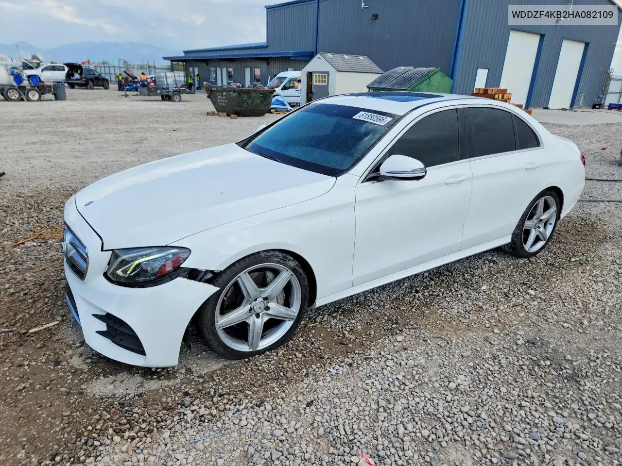 2017 Mercedes-Benz E 300 4Matic VIN: WDDZF4KB2HA082109 Lot: 61880596