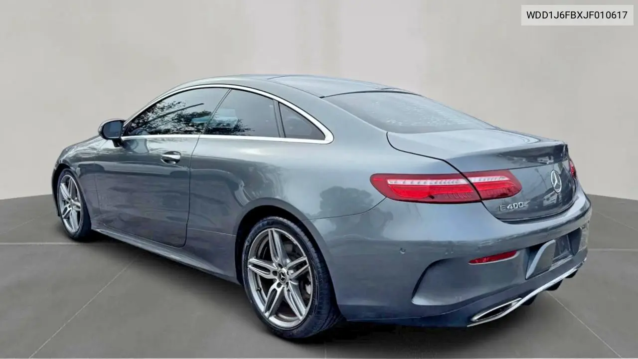 2018 Mercedes-Benz E 400 VIN: WDD1J6FBXJF010617 Lot: 54431666