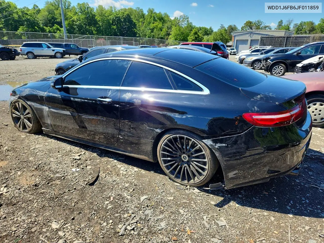 2018 Mercedes-Benz E 400 VIN: WDD1J6FB6JF011859 Lot: 56833936
