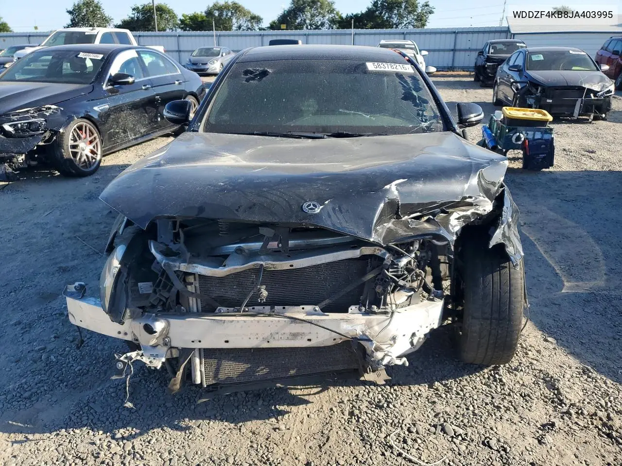 2018 Mercedes-Benz E 300 4Matic VIN: WDDZF4KB8JA403995 Lot: 58378216