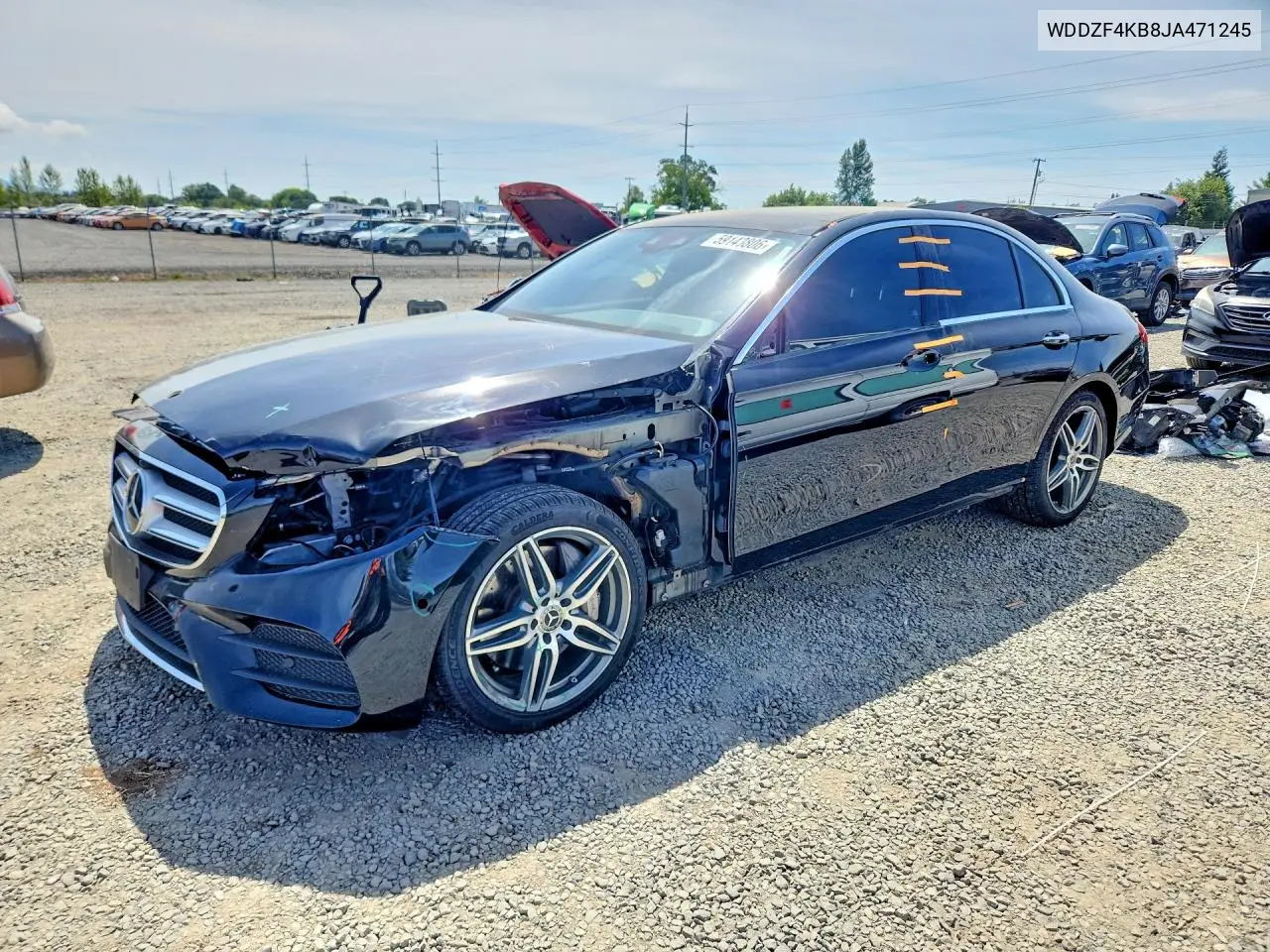 2018 Mercedes-Benz E 300 4Matic VIN: WDDZF4KB8JA471245 Lot: 59143806