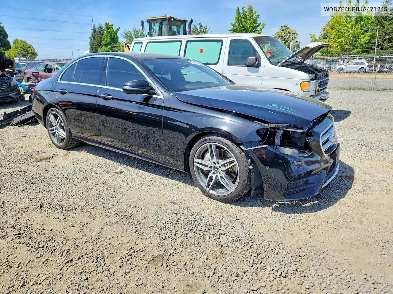 2018 Mercedes-Benz E 300 4Matic VIN: WDDZF4KB8JA471245 Lot: 59143806