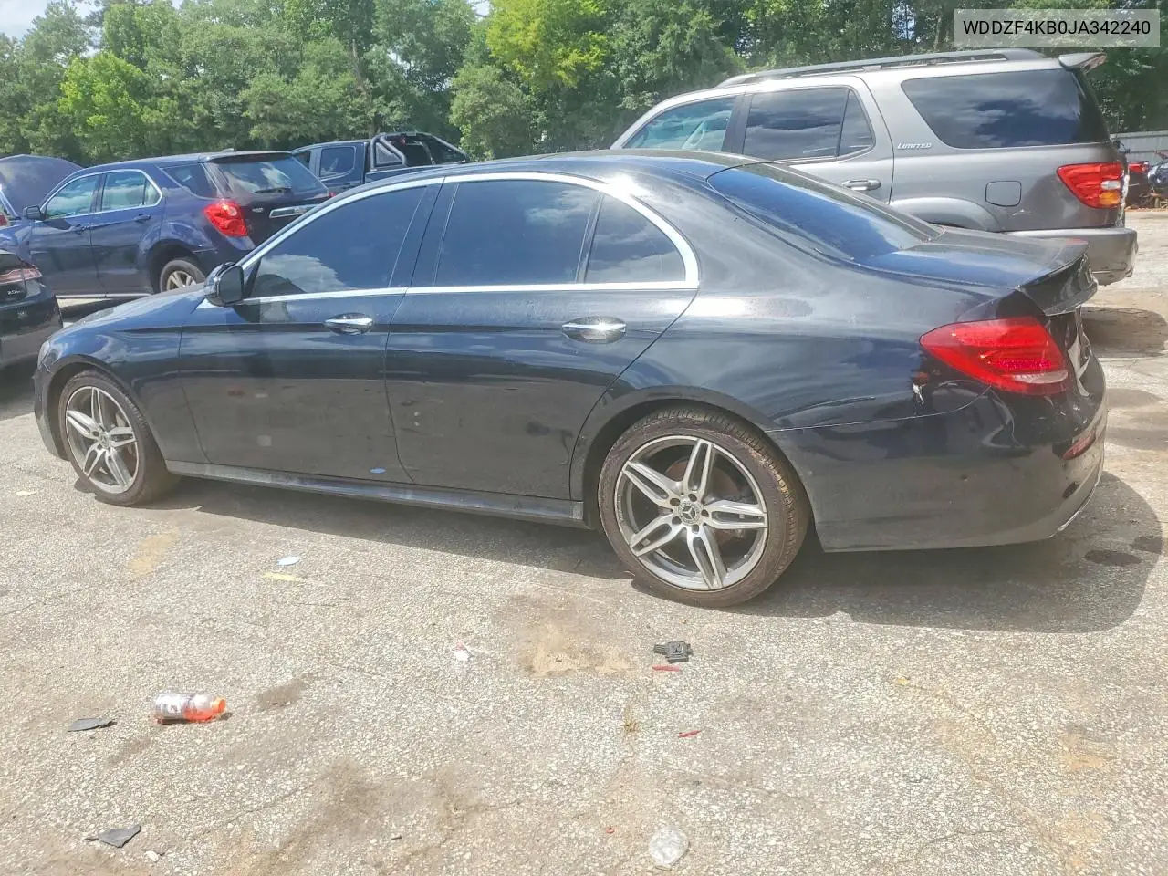 2018 Mercedes-Benz E 300 4Matic VIN: WDDZF4KB0JA342240 Lot: 60642076