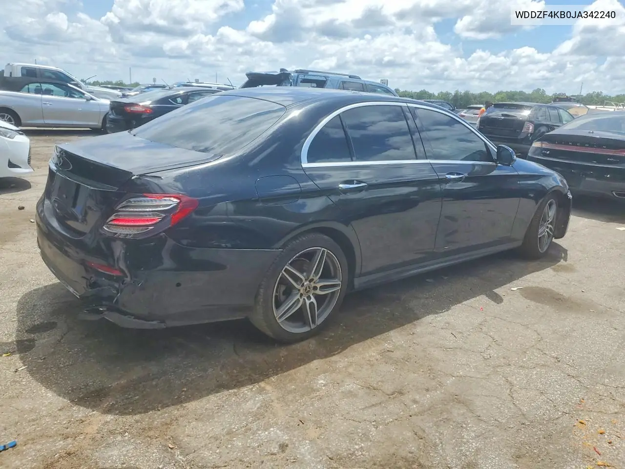 2018 Mercedes-Benz E 300 4Matic VIN: WDDZF4KB0JA342240 Lot: 60642076