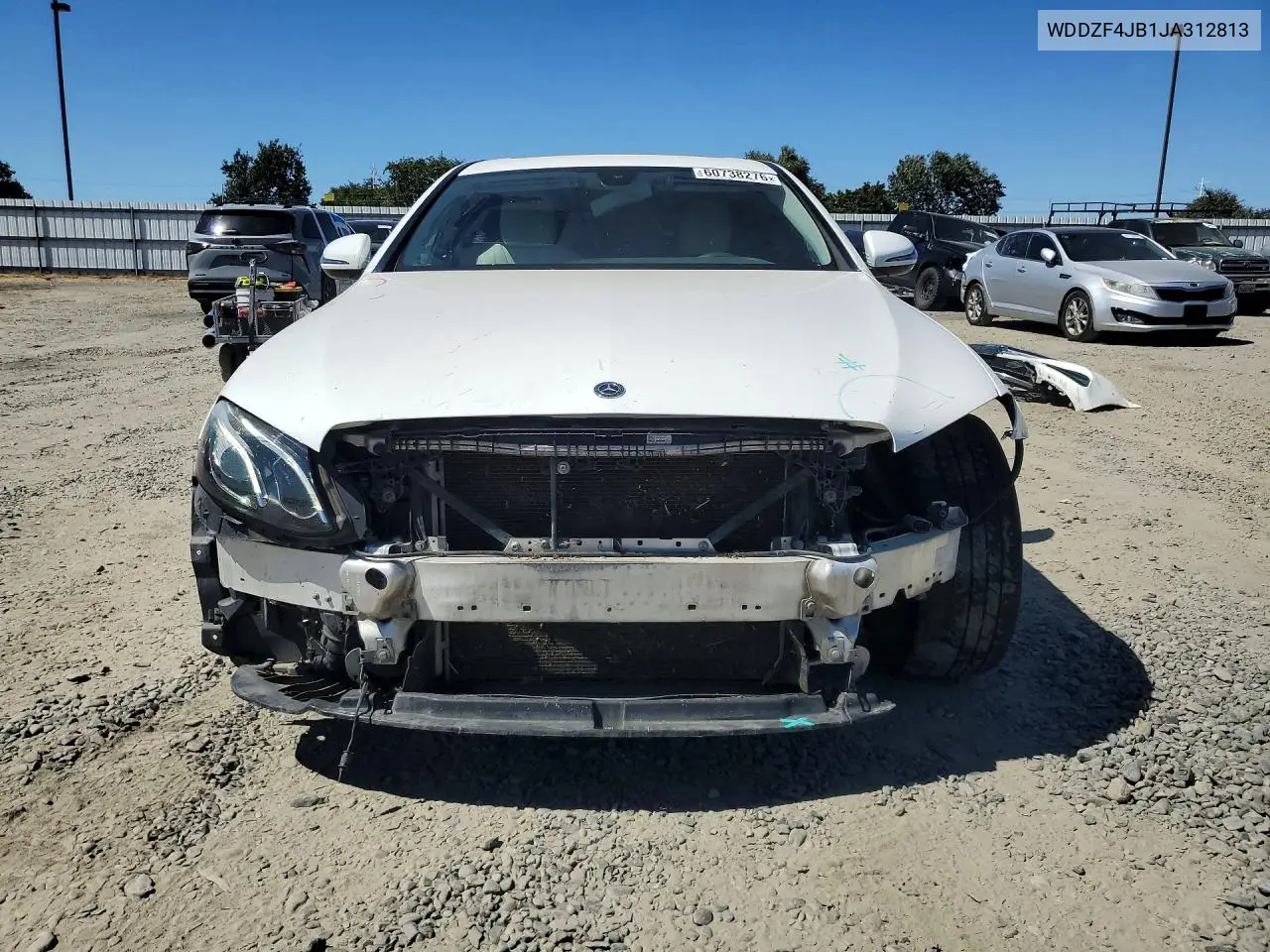 2018 Mercedes-Benz E 300 VIN: WDDZF4JB1JA312813 Lot: 60738276