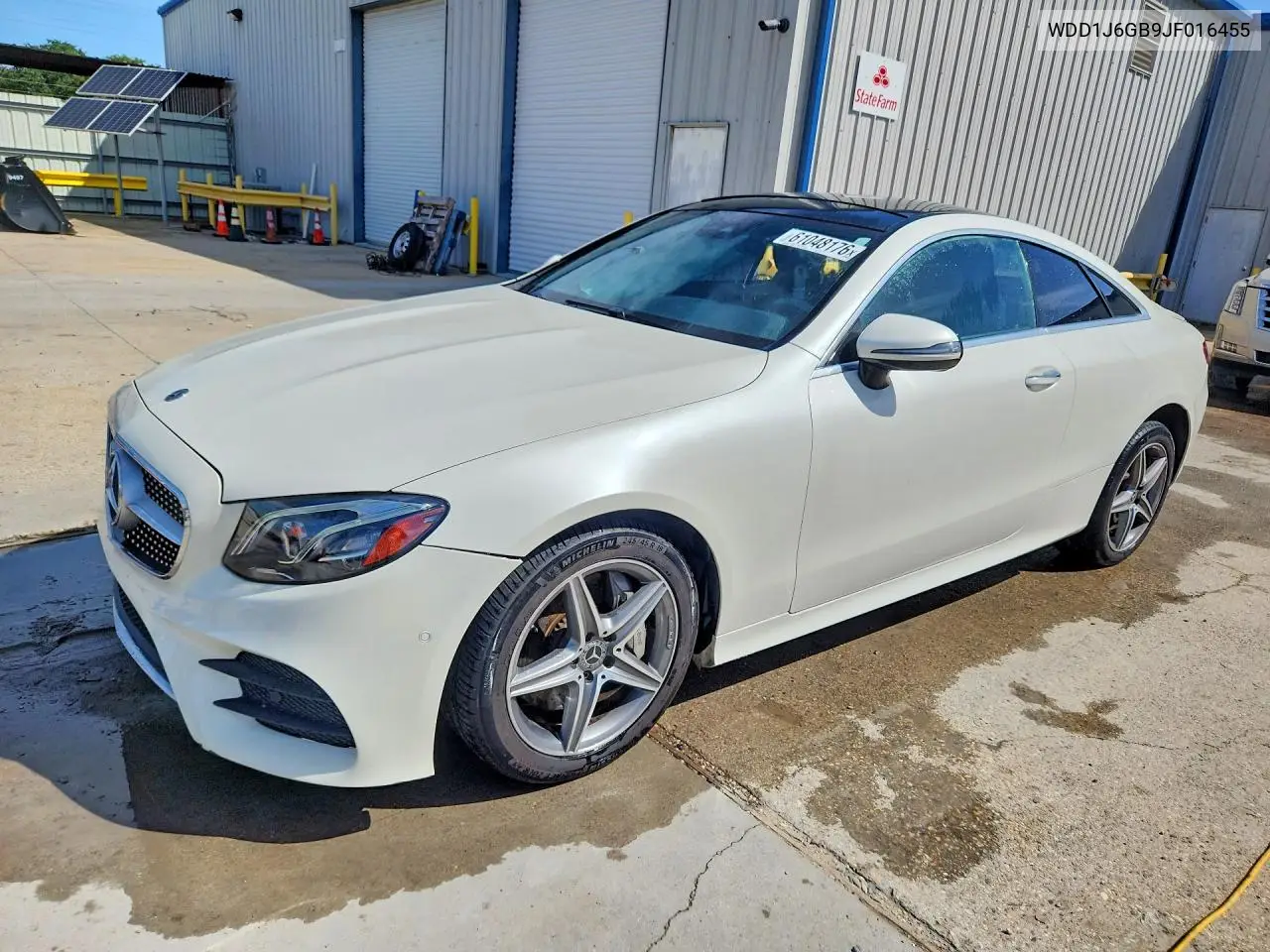 2018 Mercedes-Benz E 400 4Matic VIN: WDD1J6GB9JF016455 Lot: 61048176