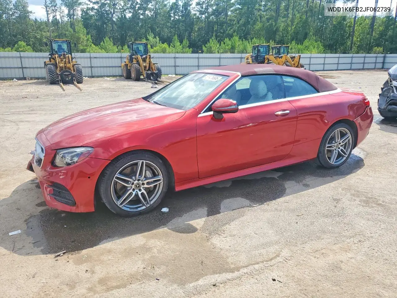 2018 Mercedes-Benz E 400 VIN: WDD1K6FB2JF062739 Lot: 61476506