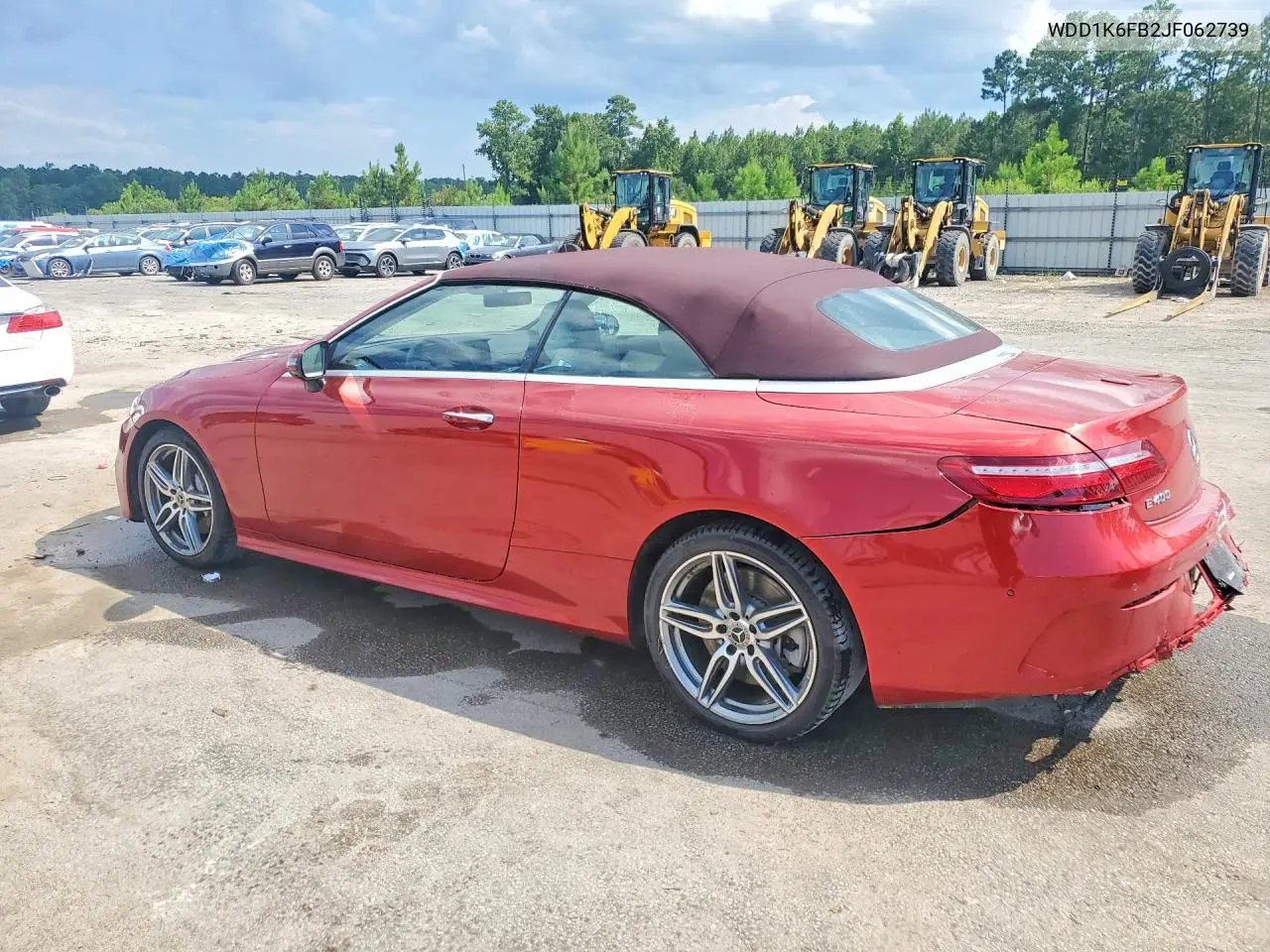 2018 Mercedes-Benz E 400 VIN: WDD1K6FB2JF062739 Lot: 61476506