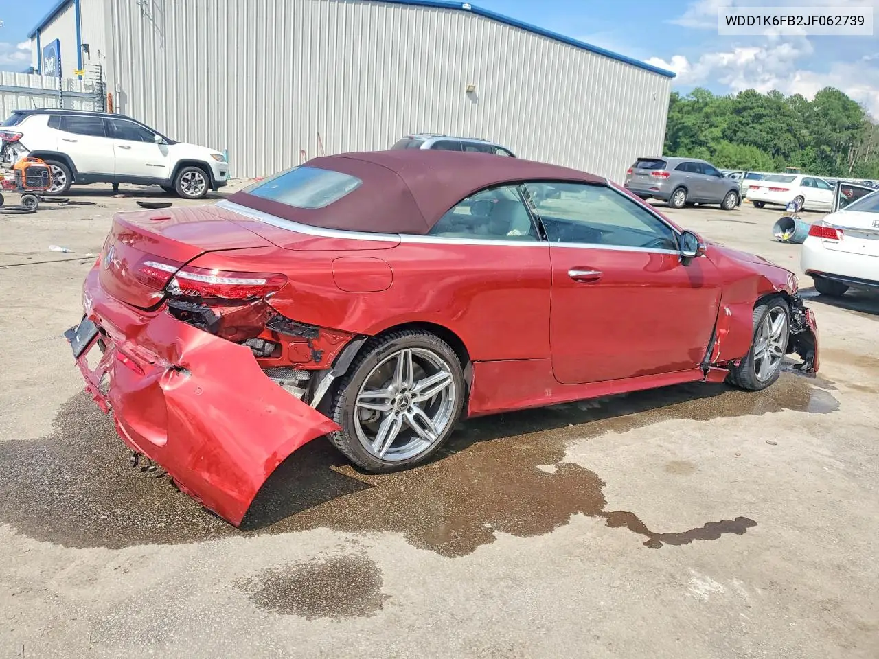 2018 Mercedes-Benz E 400 VIN: WDD1K6FB2JF062739 Lot: 61476506