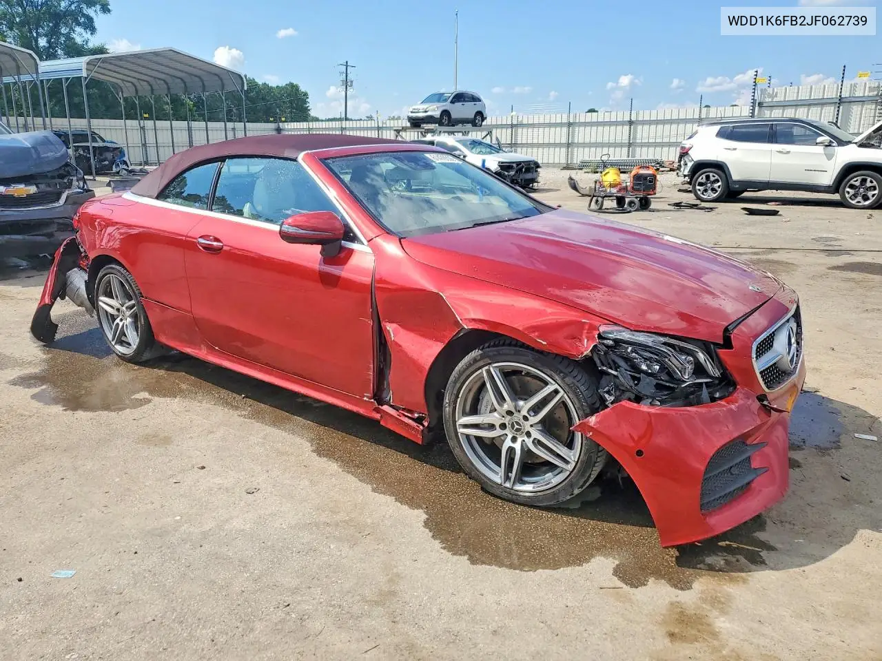 2018 Mercedes-Benz E 400 VIN: WDD1K6FB2JF062739 Lot: 61476506
