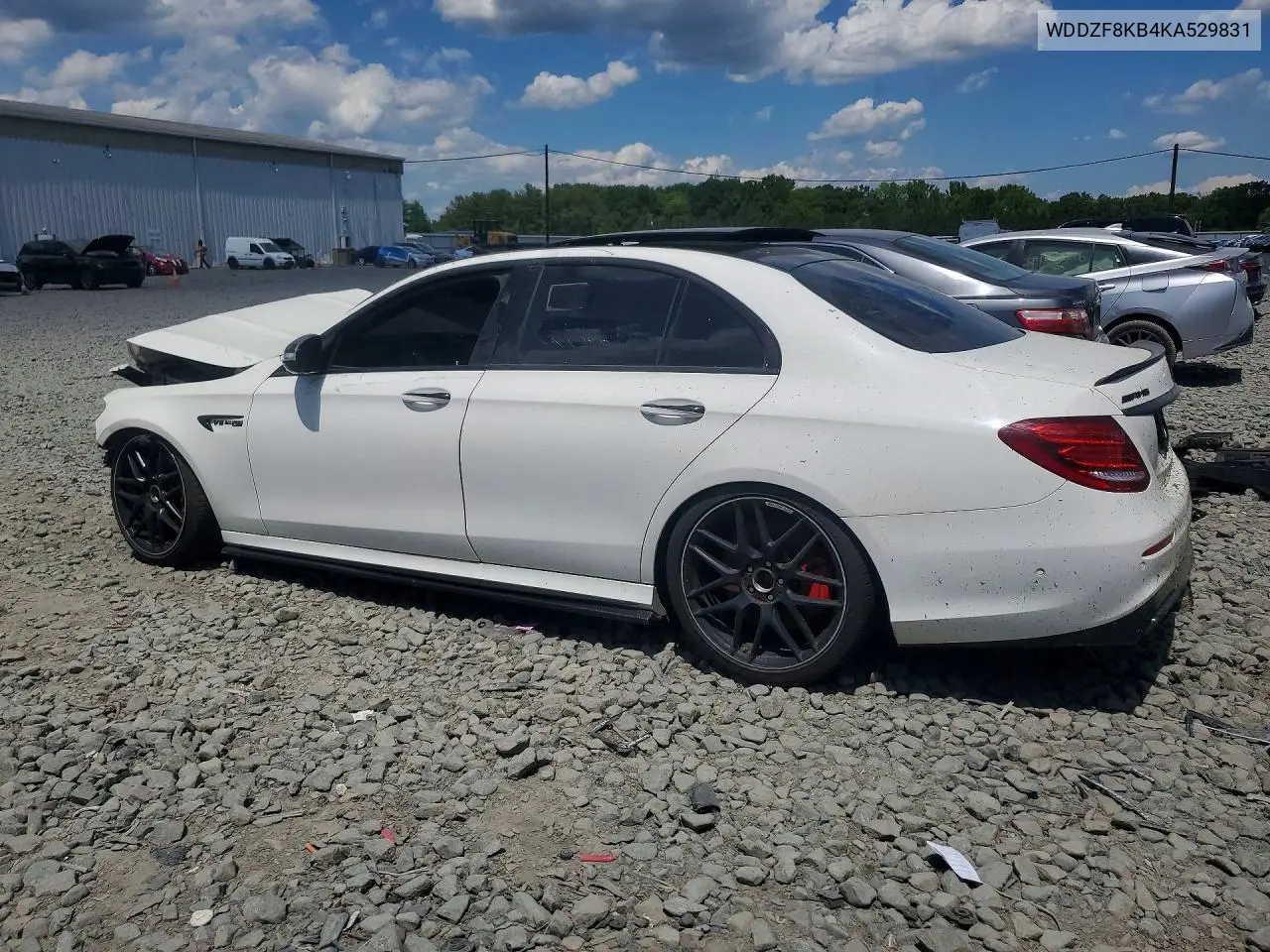 2019 Mercedes-Benz E 63 Amg-S 4Matic VIN: WDDZF8KB4KA529831 Lot: 55223556