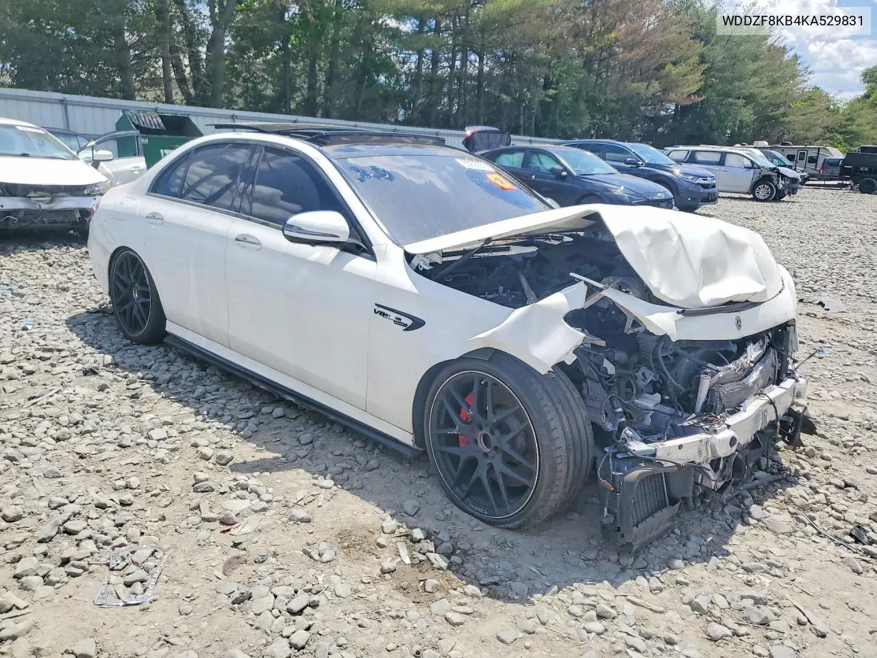 2019 Mercedes-Benz E 63 Amg-S 4Matic VIN: WDDZF8KB4KA529831 Lot: 55223556