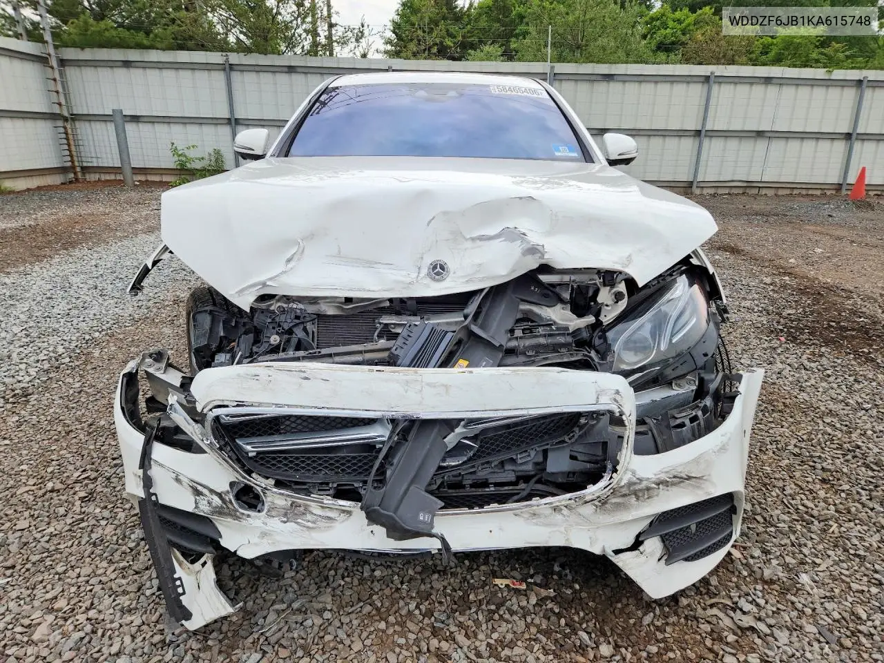 2019 Mercedes-Benz E 450 4Matic VIN: WDDZF6JB1KA615748 Lot: 58465406