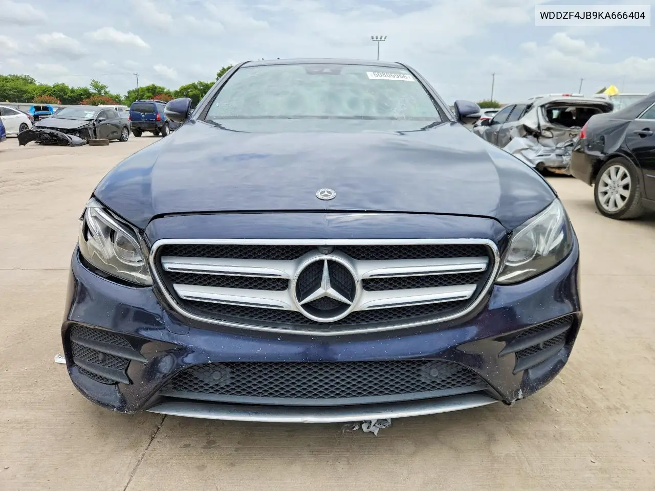 2019 Mercedes-Benz E 300 VIN: WDDZF4JB9KA666404 Lot: 60806966