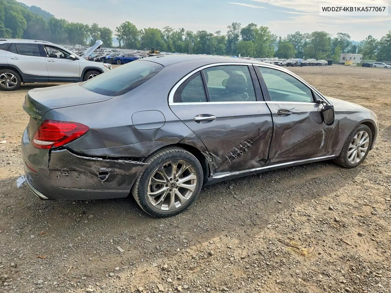 2019 Mercedes-Benz E 300 4Matic VIN: WDDZF4KB1KA577067 Lot: 60890106
