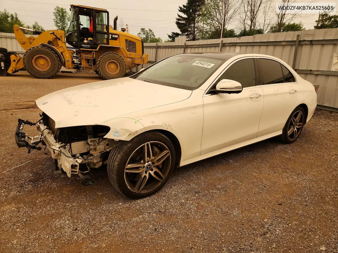 2019 Mercedes-Benz E 300 4Matic VIN: WDDZF4KB7KA525605 Lot: 60948316