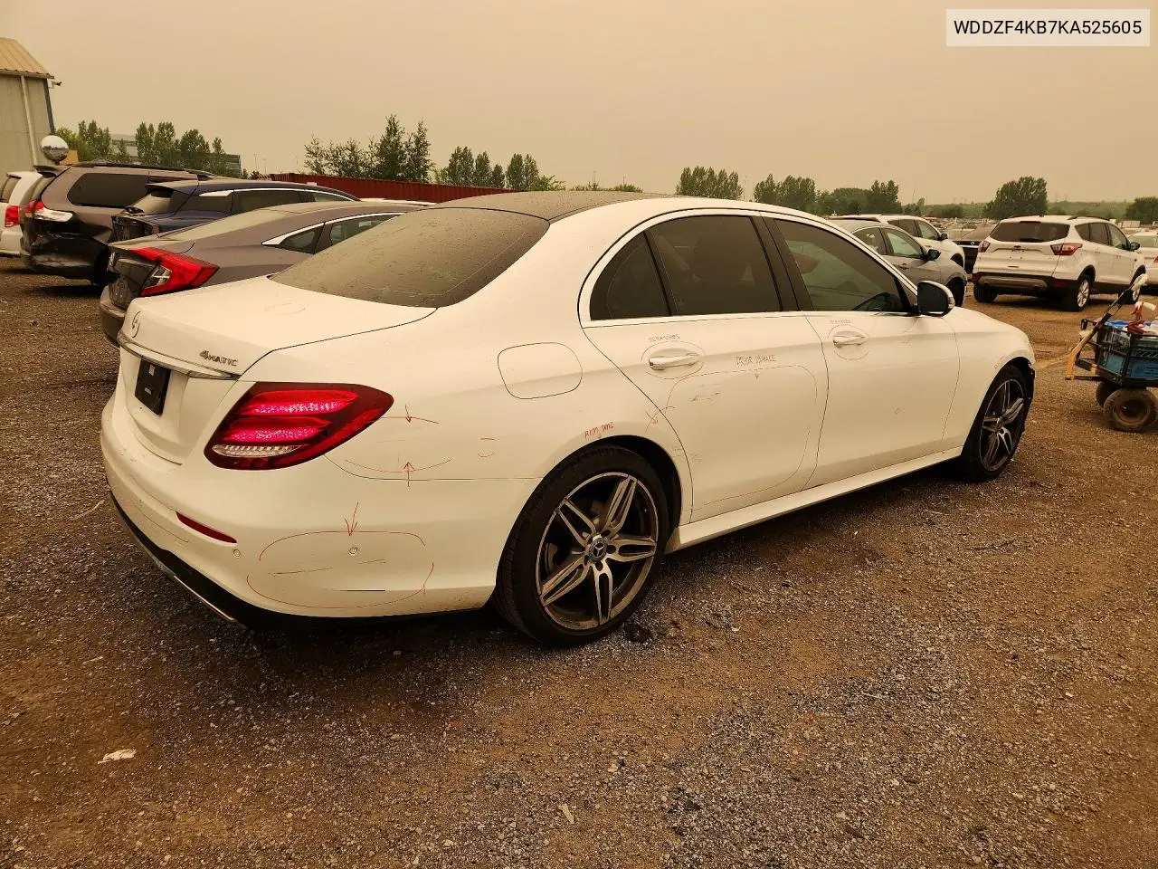 2019 Mercedes-Benz E 300 4Matic VIN: WDDZF4KB7KA525605 Lot: 60948316