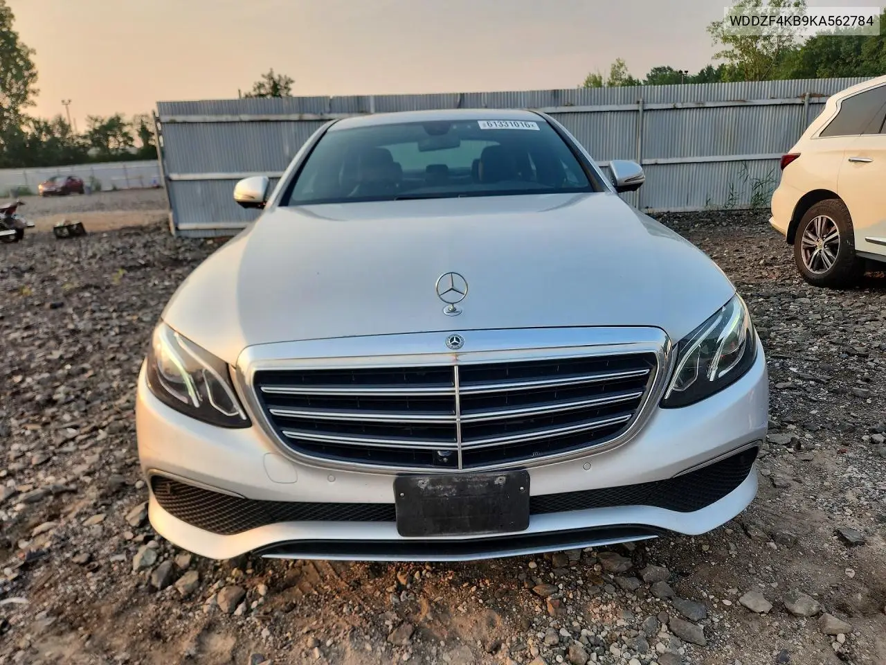 2019 Mercedes-Benz E 300 4Matic VIN: WDDZF4KB9KA562784 Lot: 61331016