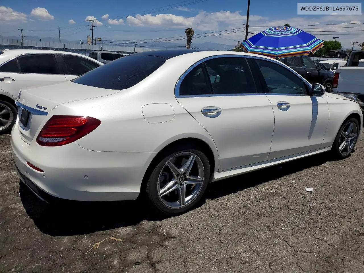 2020 Mercedes-Benz E 450 4Matic VIN: WDDZF6JB1LA697675 Lot: 60987876