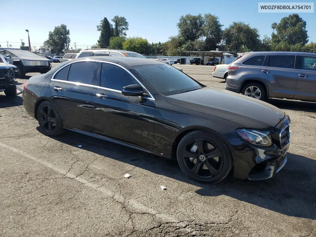 2020 Mercedes-Benz E 350 VIN: WDDZF8DB0LA754701 Lot: 61190496