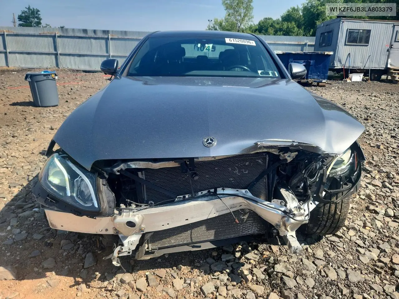 2020 Mercedes-Benz E 450 4Matic VIN: W1KZF6JB3LA803379 Lot: 61520896