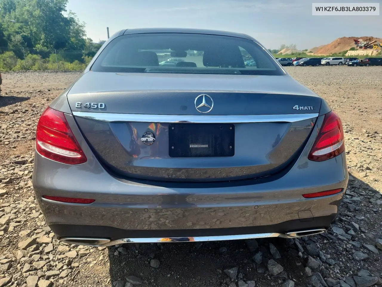 2020 Mercedes-Benz E 450 4Matic VIN: W1KZF6JB3LA803379 Lot: 61520896