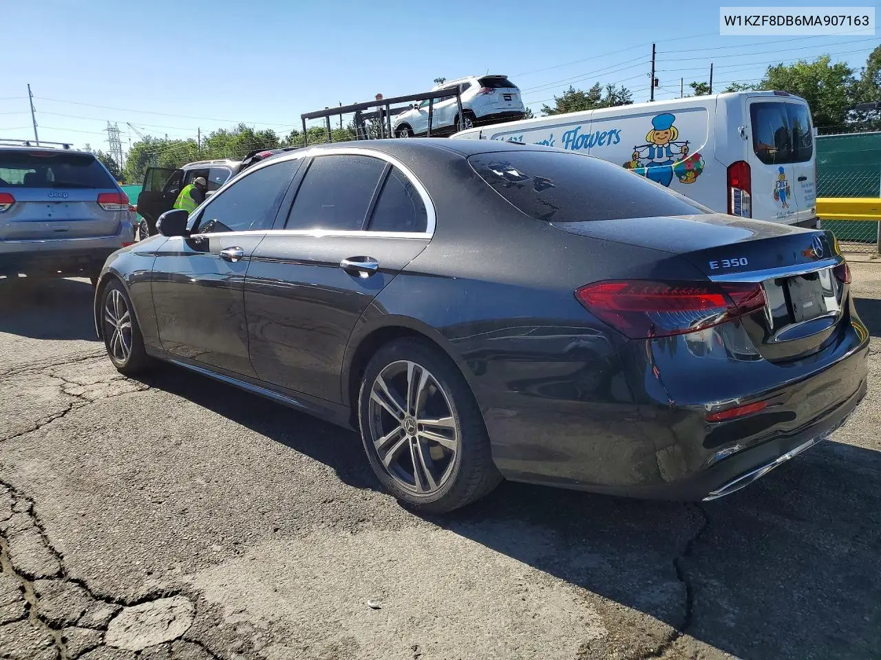 2021 Mercedes-Benz E 350 VIN: W1KZF8DB6MA907163 Lot: 56983356