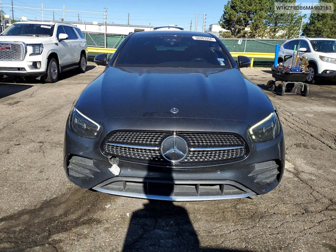 2021 Mercedes-Benz E 350 VIN: W1KZF8DB6MA907163 Lot: 56983356