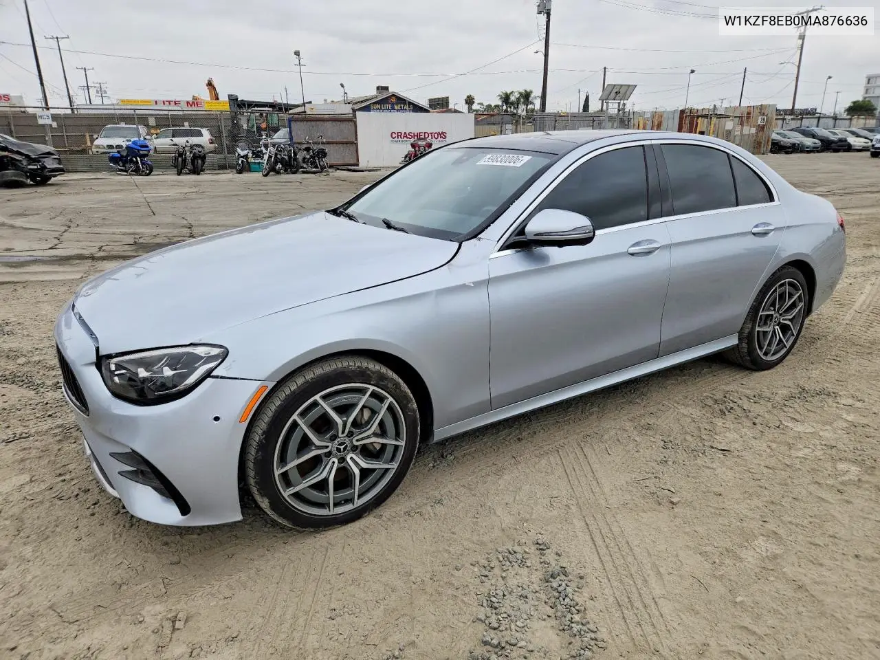 2021 Mercedes-Benz E 350 4Matic VIN: W1KZF8EB0MA876636 Lot: 59830006