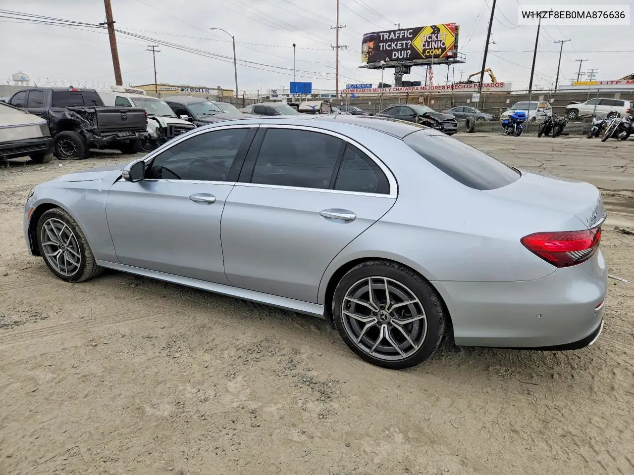 2021 Mercedes-Benz E 350 4Matic VIN: W1KZF8EB0MA876636 Lot: 59830006